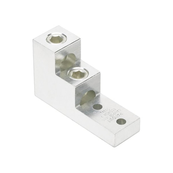 Mechanical Lug, 750 kcmil Max, 2 Hole, 3/8 in Stud, Aluminum